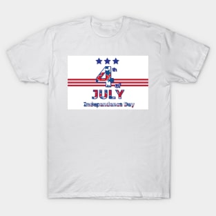 4th July celebration card T-Shirt